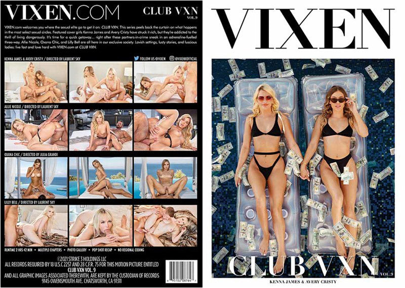 Club VXN 9 - Vixen Adult DVD (Free Shipping)