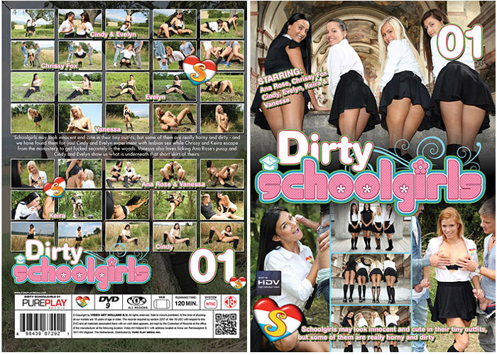 Dirty Schoolgirls 1 - My Sexy Kittens Adult DVD (Free Shipping)