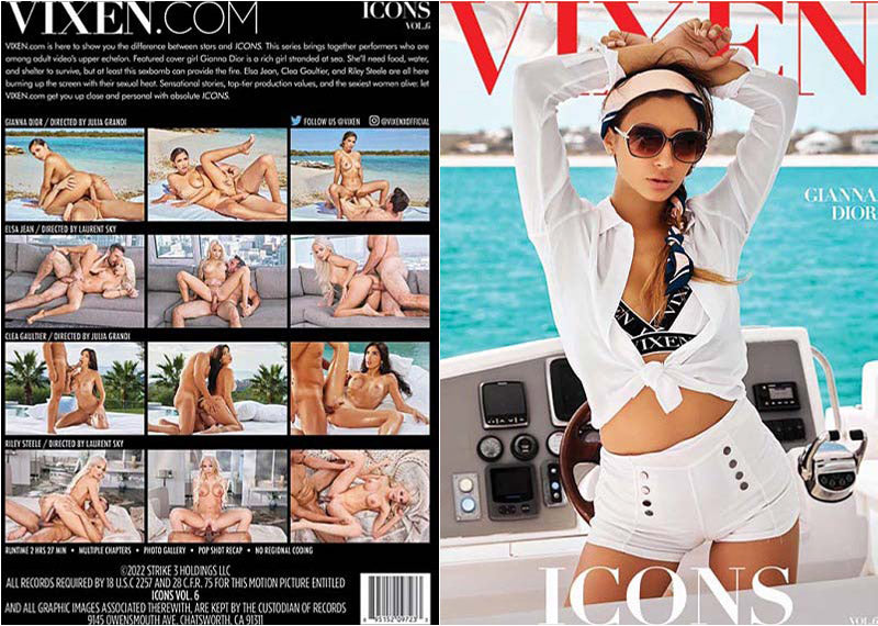 Icons 6 - Vixen Adult DVD (Free Shipping)