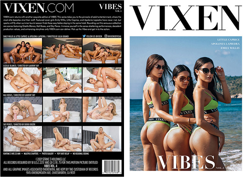 Vibes 4 - Vixen Adult DVD (Free Shipping)