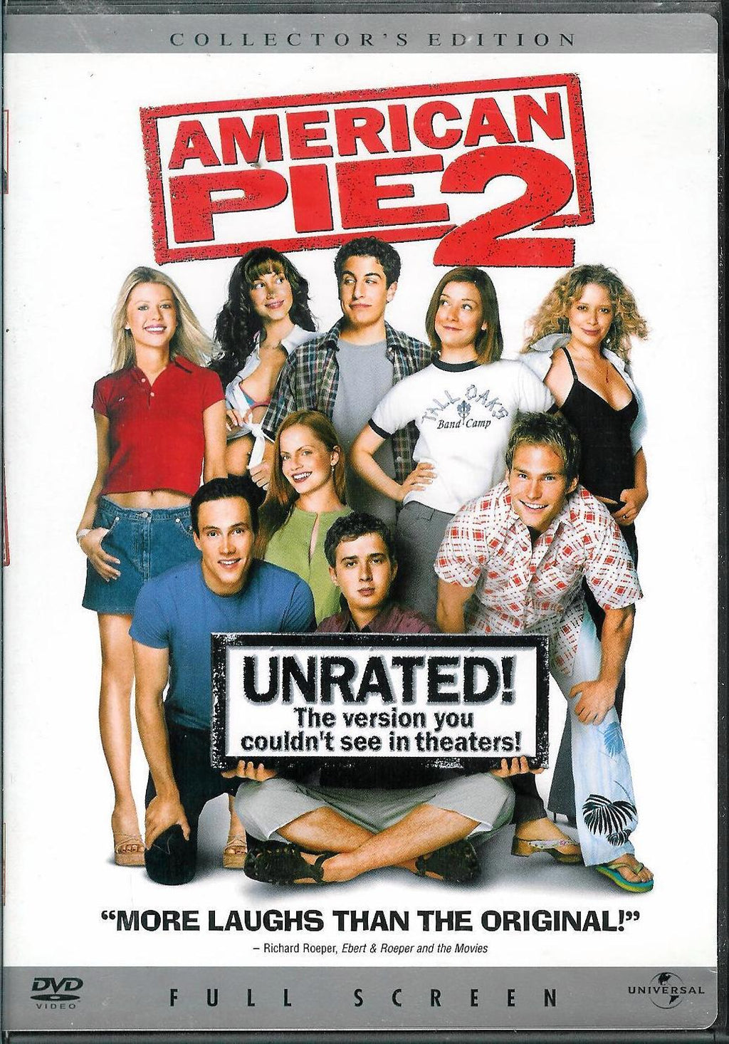 1024px x 1466px - American Pie 2 DVD (Fullscreen Collector's Edition) (Free Shipping)