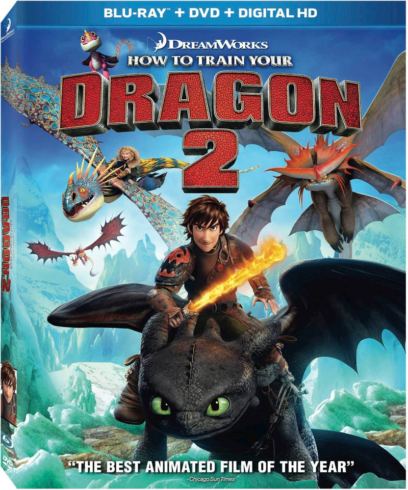 How To Train Your Dragon 2 Blu-ray + DVD + Digital HD (2-Disc Set) (Free Shipping)