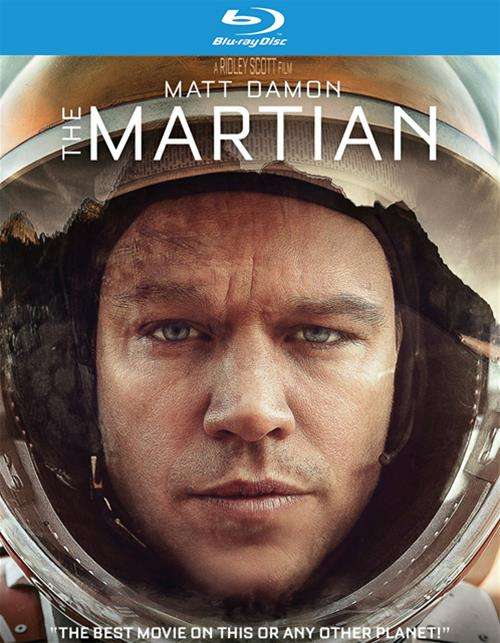 The Martian Blu-Ray + Digital HD (Free Shipping)